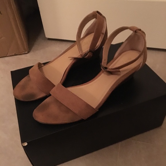 Old Navy Shoes - Nude (Vegan) Suede Wedges